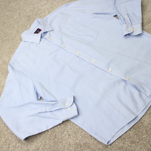 UNTUCKit Kvint Shirt Men XL Blue Slim Fit 100% Cotton Long Sleeve Button X-large - Picture 7 of 13